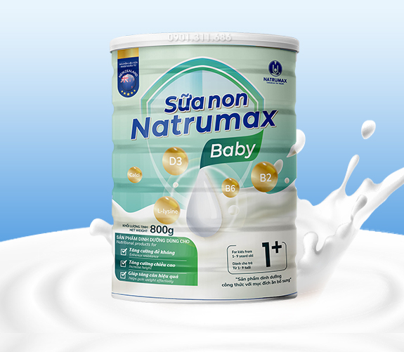 Sữa non Natrumax Baby tốt nhất dành cho trẻ từ 1 đến 10 tuổi