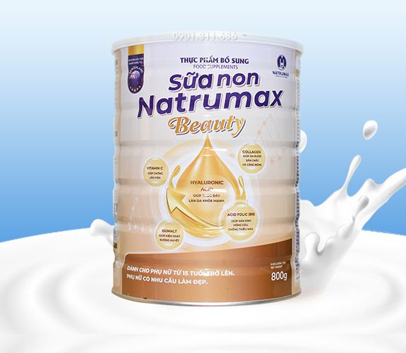 Sữa non Natrumax Beauty mang đến Sức khỏe và Sắc đẹp